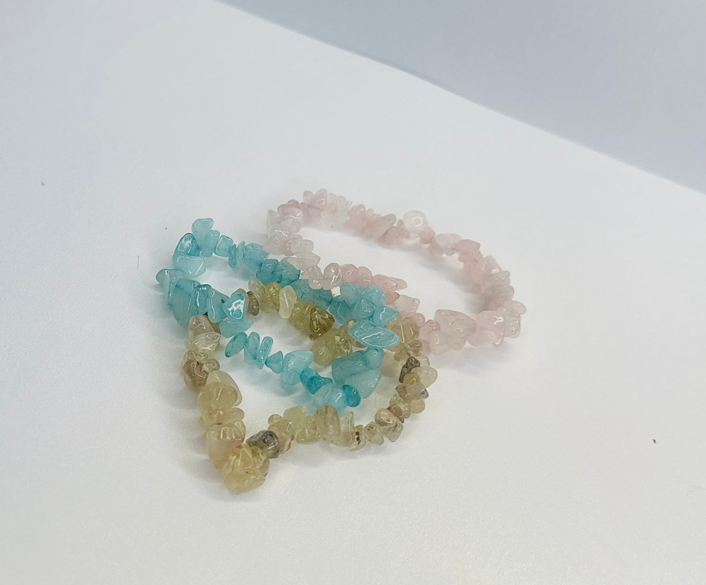 Open heart bracelet set