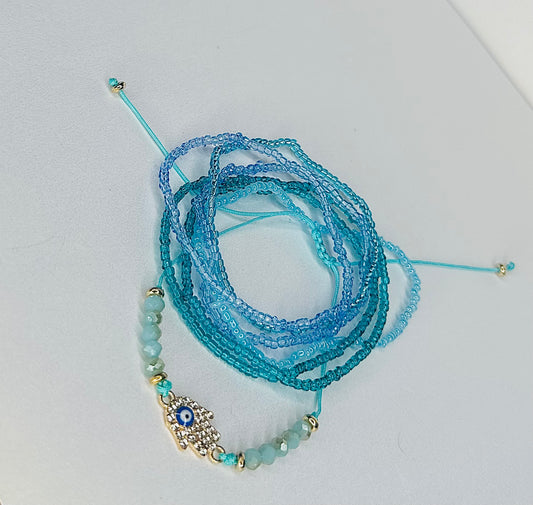 No more blues bracelet set